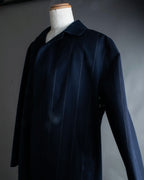 "MACKINTOSH" super oversized striped coat