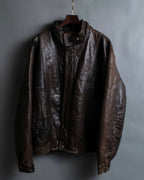 "VALENTINO" Vintage leather blouson