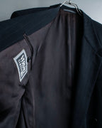 "VERSACE classic" power shoulder stripe tailored jacket setup