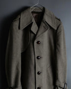 "ALPACUNA" 70's Pure wool beautiful trench coat