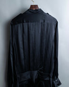 "BALENCIAGA" Trench design silk dress