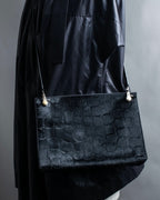 "BALENCIAGA" Haracofur leather shoulder bag