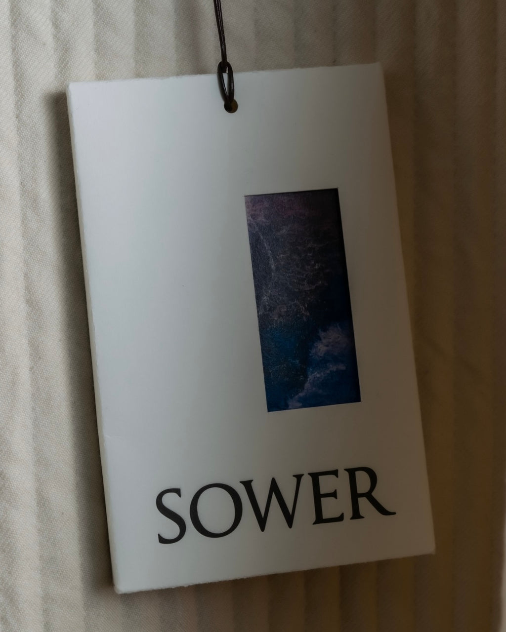 "SOWER" cashmere cotton double breasted tailored jacket