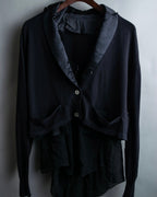 "sacai" Sheer corset layered cardigan jacket
