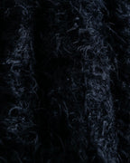 "FENDI" mohair shaggy long cardigan