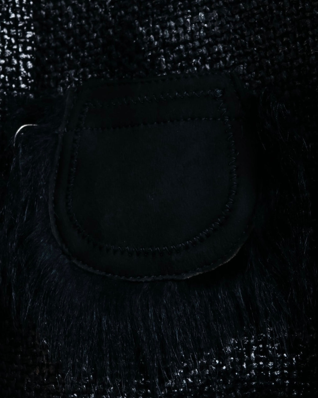 "PRADA" sheep fur wool duffel jacket