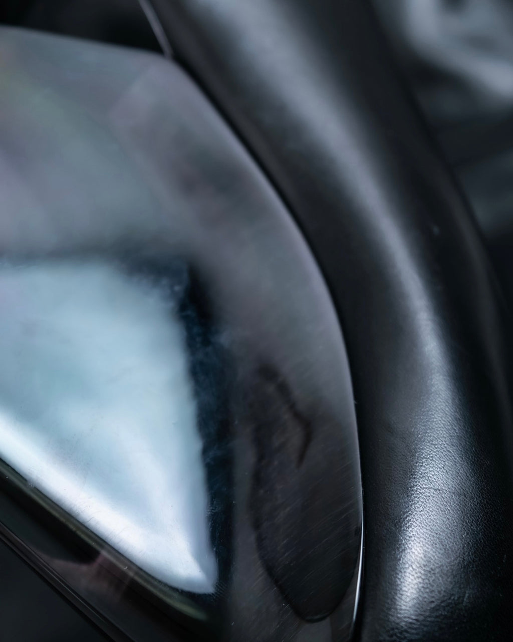 "CELINE" clear heel leather shoes