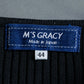 "M'S GRACY" double zip knit tops
