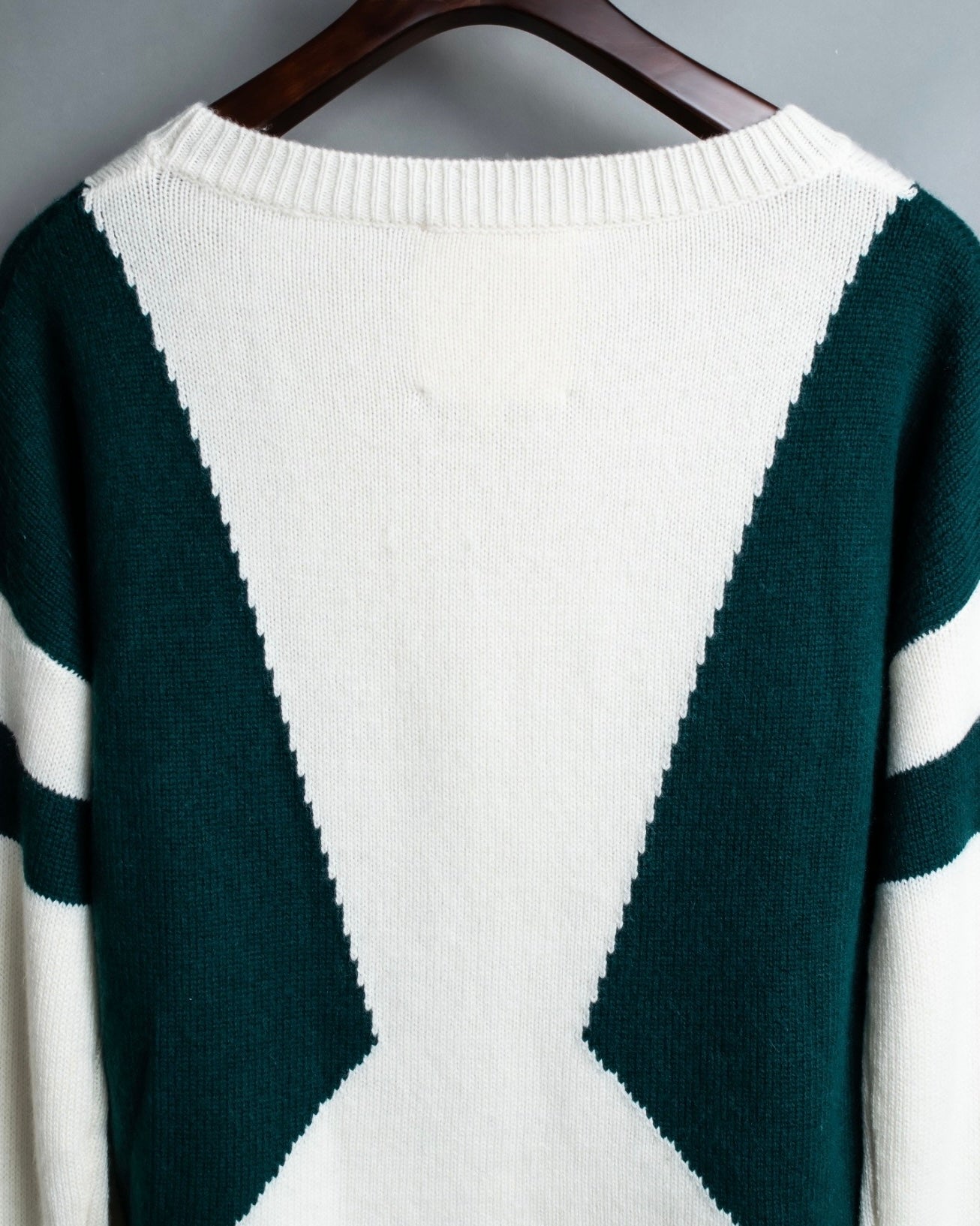 Distressed long sleeve knit