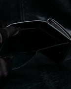 "BALENCIAGA" Glittery grunge style compact wallet