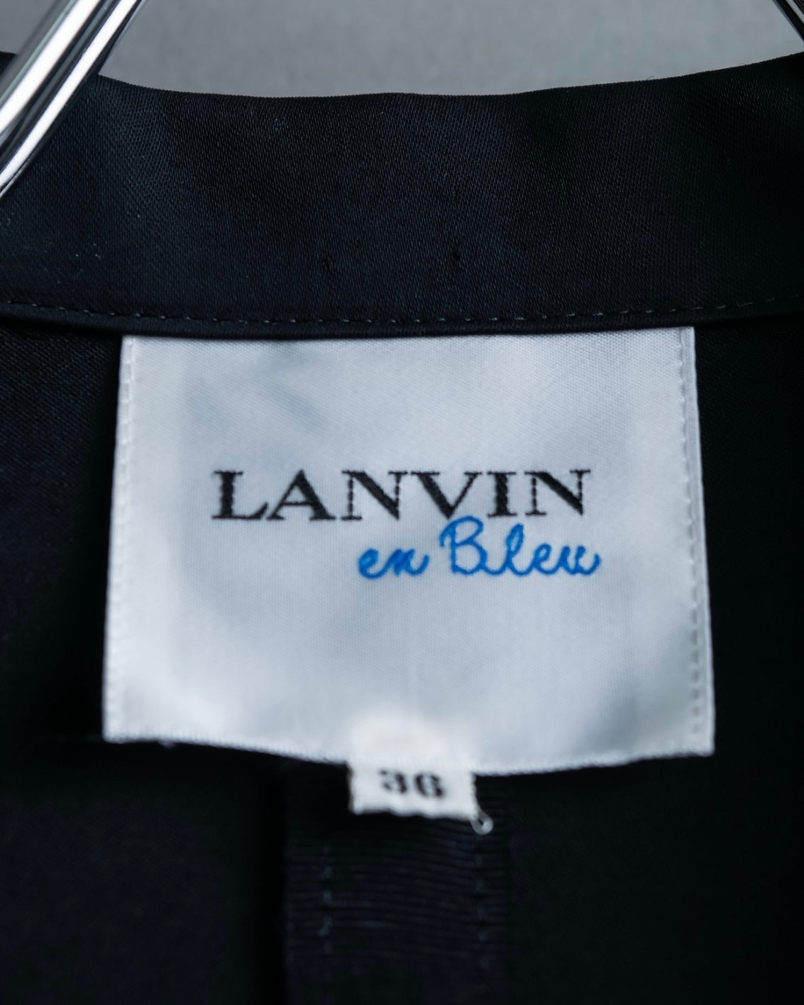 "LANVIN en Bleu" Tape-decorated tailored jacket
