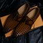 “MODELLO” gradation color intrecciato designed dress shoes