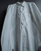 “Comme des Garçons Homme Plus Ever Green” special diagonal cut designed shirt