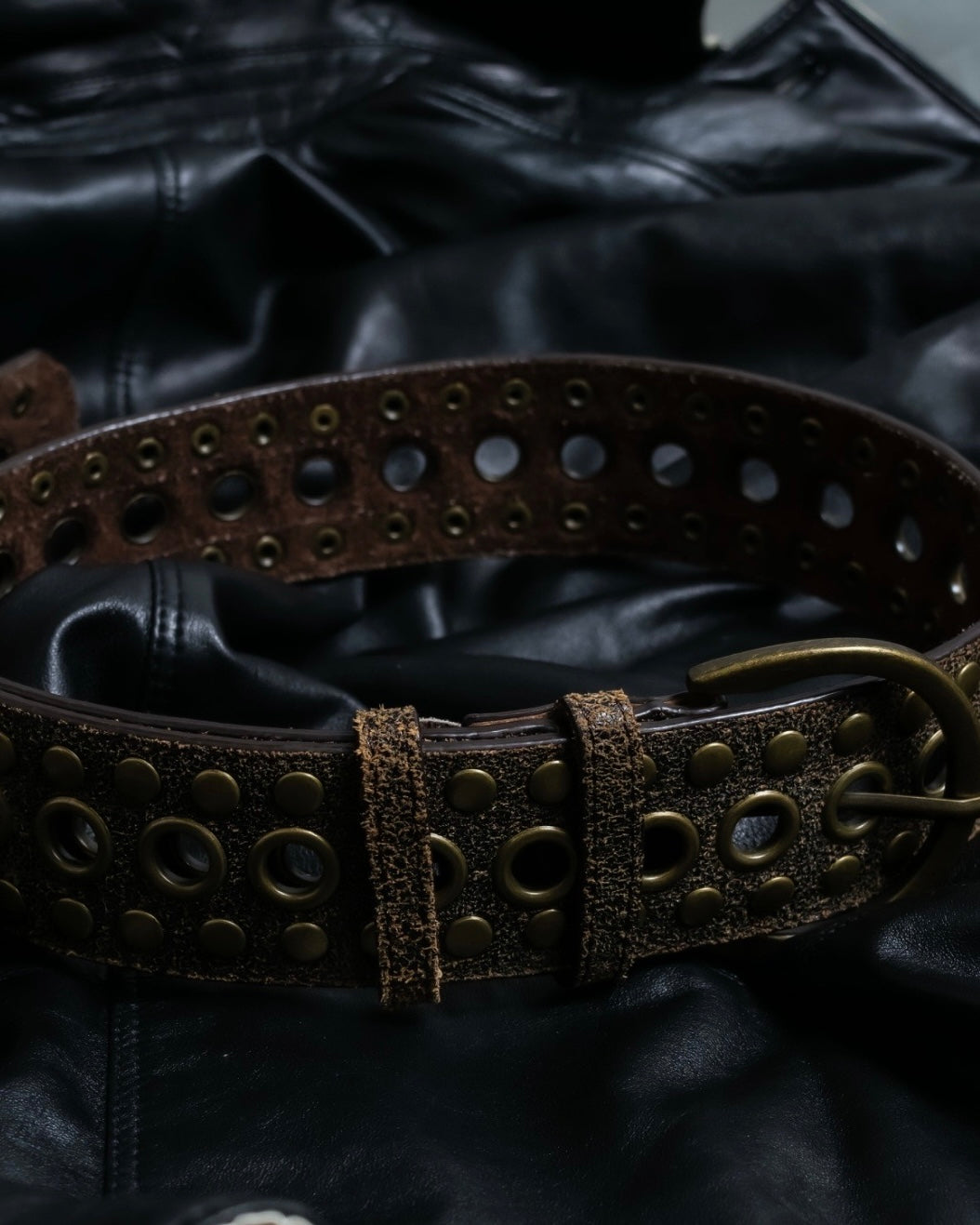 Vintage leather belt