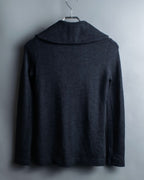 "tricot COMME des GARCONS" Light 100% wool layered knit