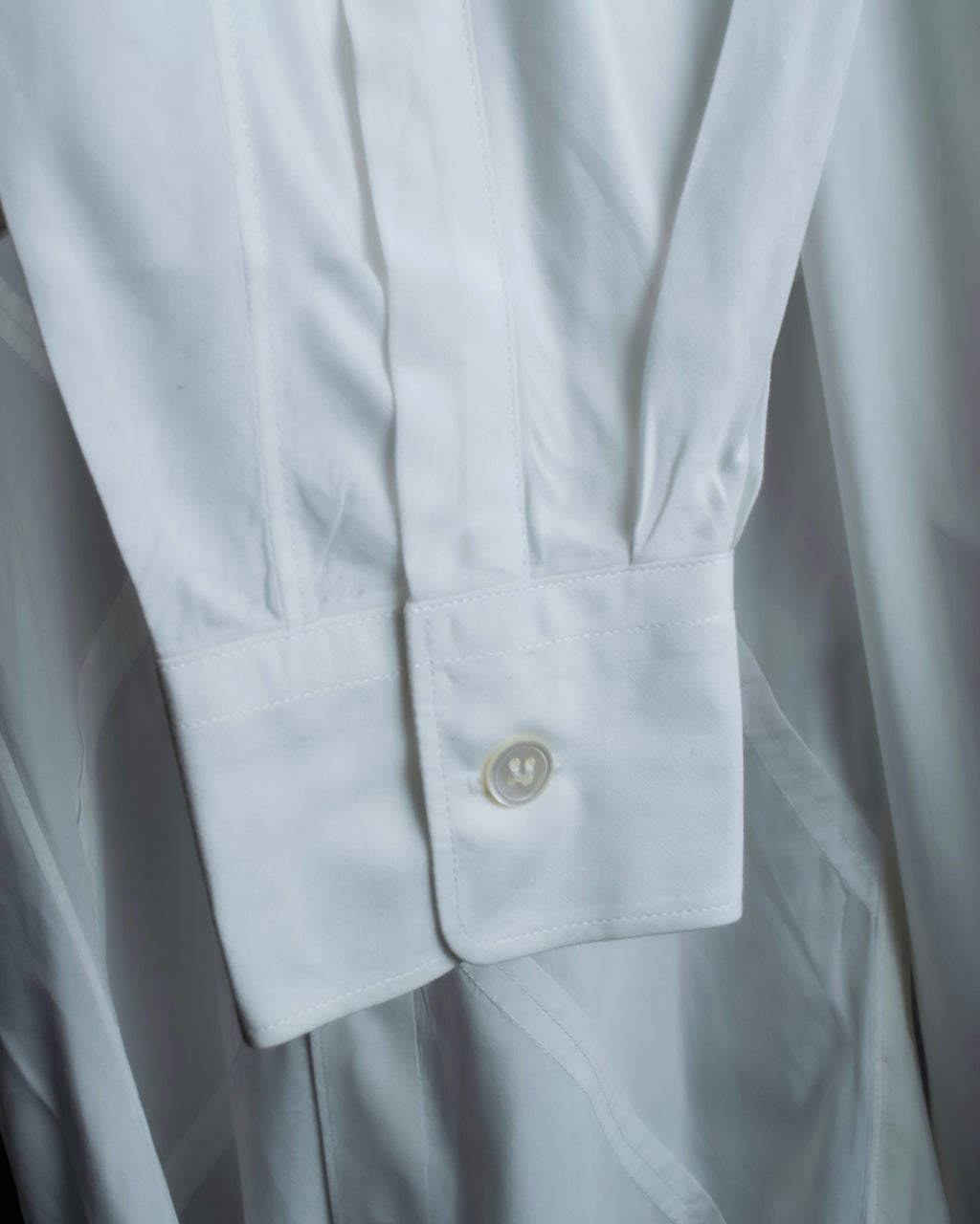 “Comme des Garçons Homme Plus Ever Green” special diagonal cut designed shirt