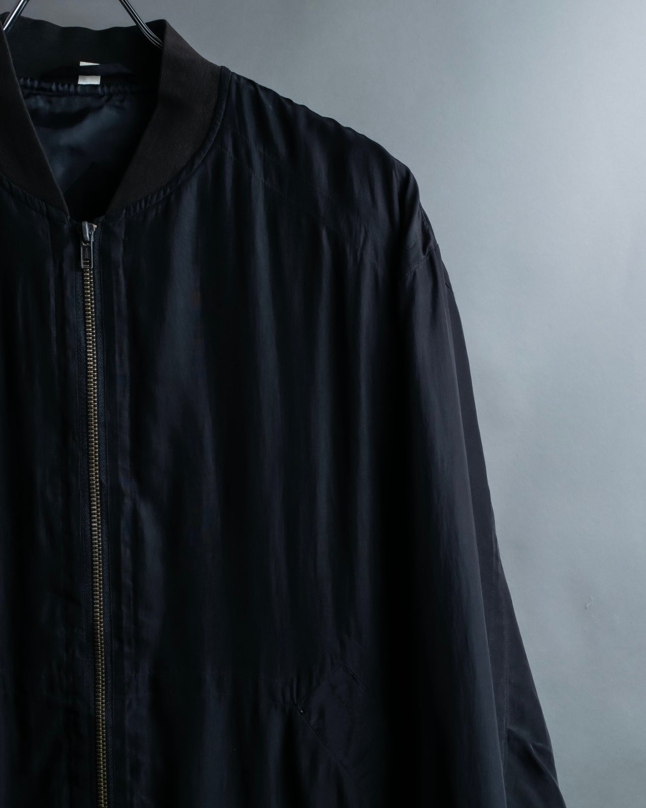 “Vintage” Silk 100% oversized ma-1 jacket