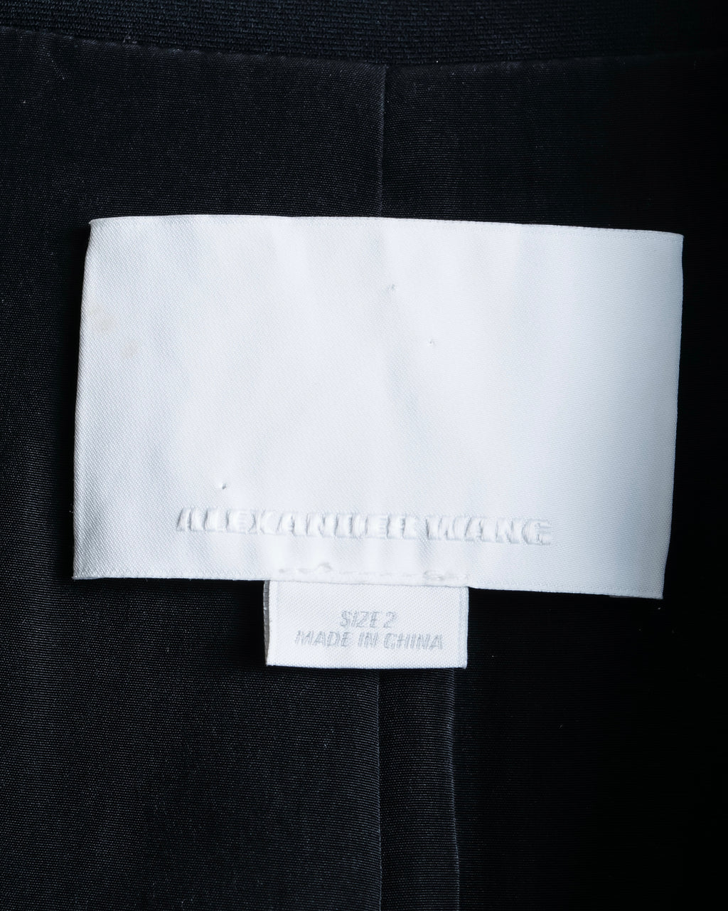 "Alexander wang"Leather piping tailored jacket with back fastening design