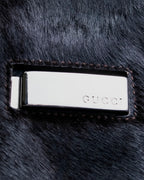 "GUCCI" Harako fur square shoulder bag