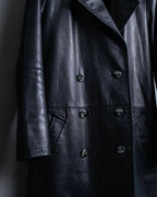 "Issey Miyake" Archive leather coat