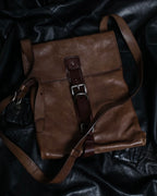 "PRADA" Real leather wrapped bag