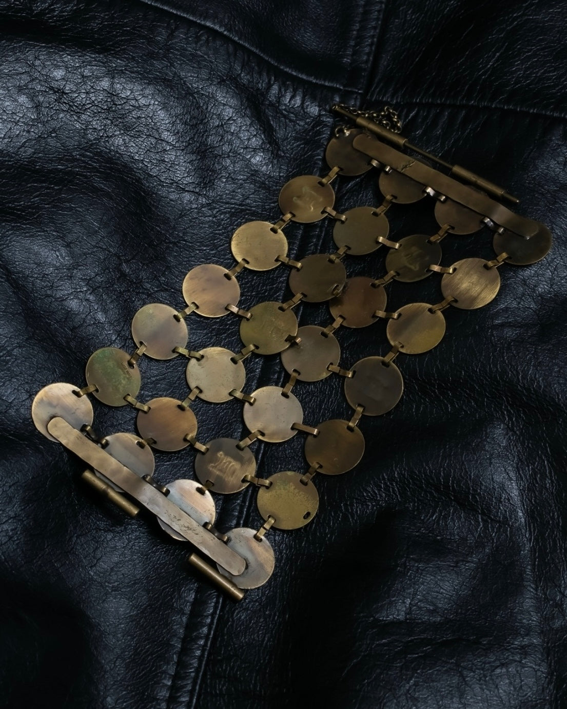 "CELINE" Round metal antique bracelet