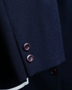 “Burberrys” open collar piping designed jacket