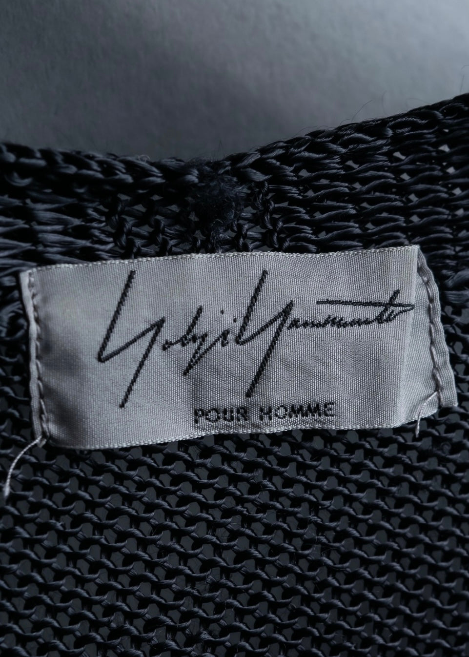 "Yohji Yamamoto POUR HOMME" rayon 100% summer knit 