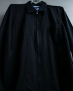 "COMME des GARCONS HOMME"Summer wool zip-up box silhouette jacket