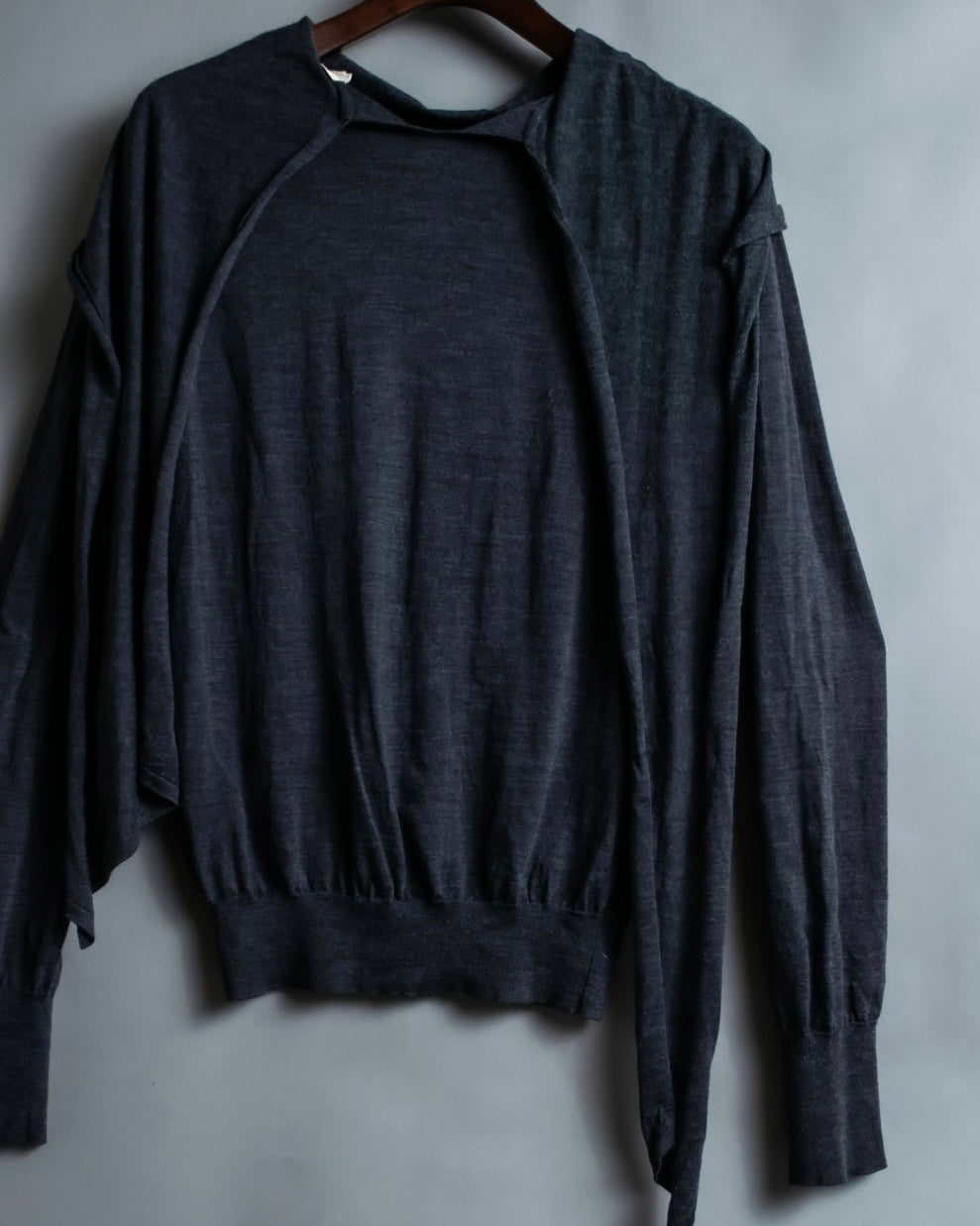 HERMES Margiela Period 100% Wool Collar Knit