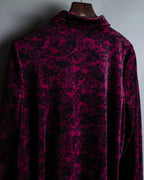 Vintage paisley velour shirt