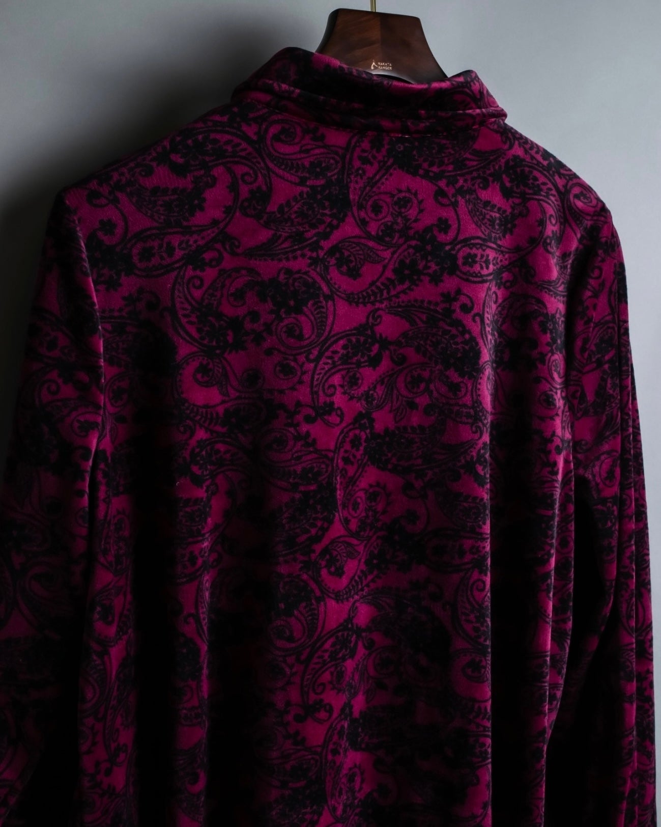 Vintage paisley velour shirt