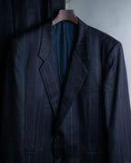 "Christian Dior" stitch design stripe black set up