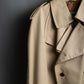 "GUCCI 70-80's" Big collar design oversize design trench coat