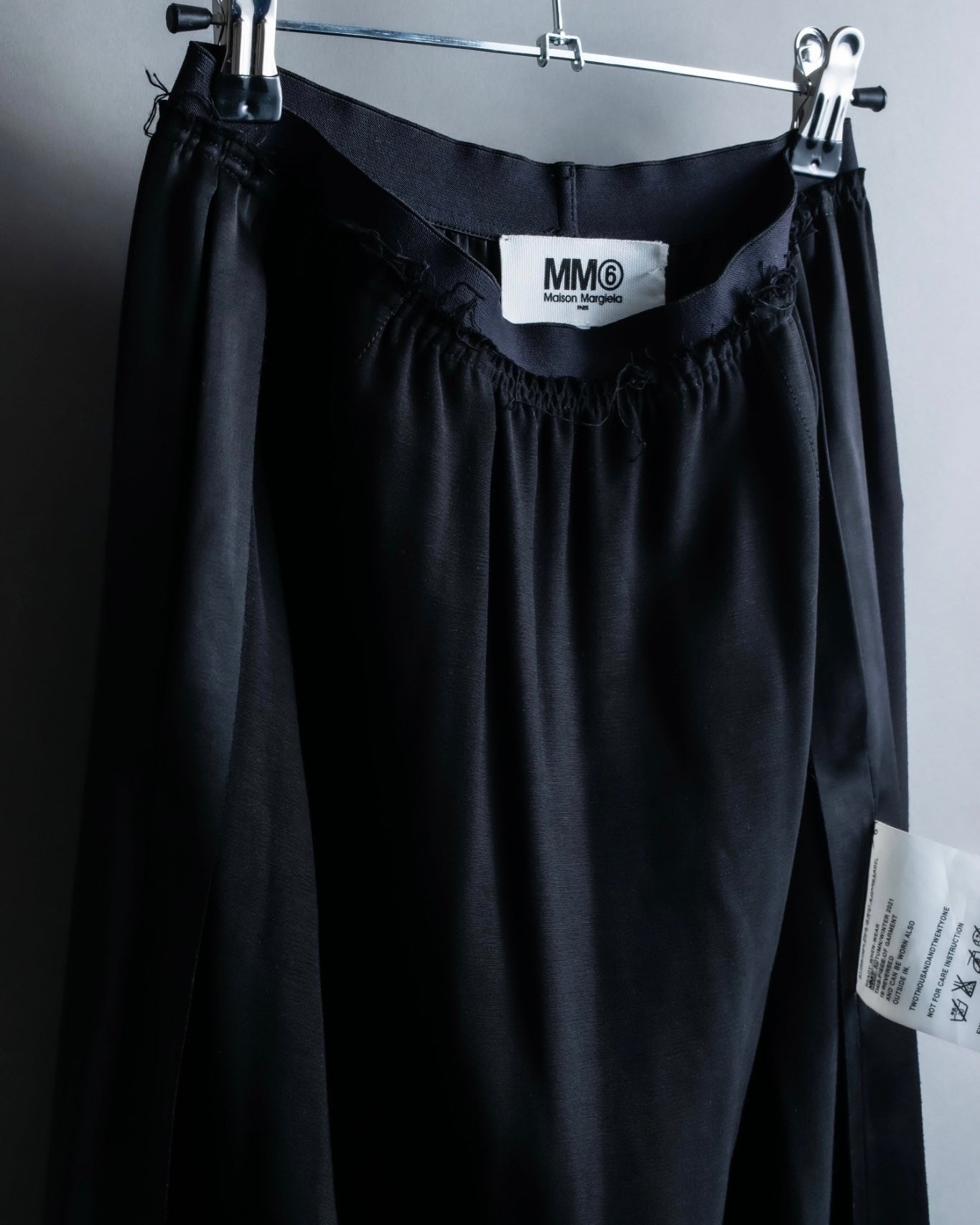"MM⑥" Inside-out design long flare skirt