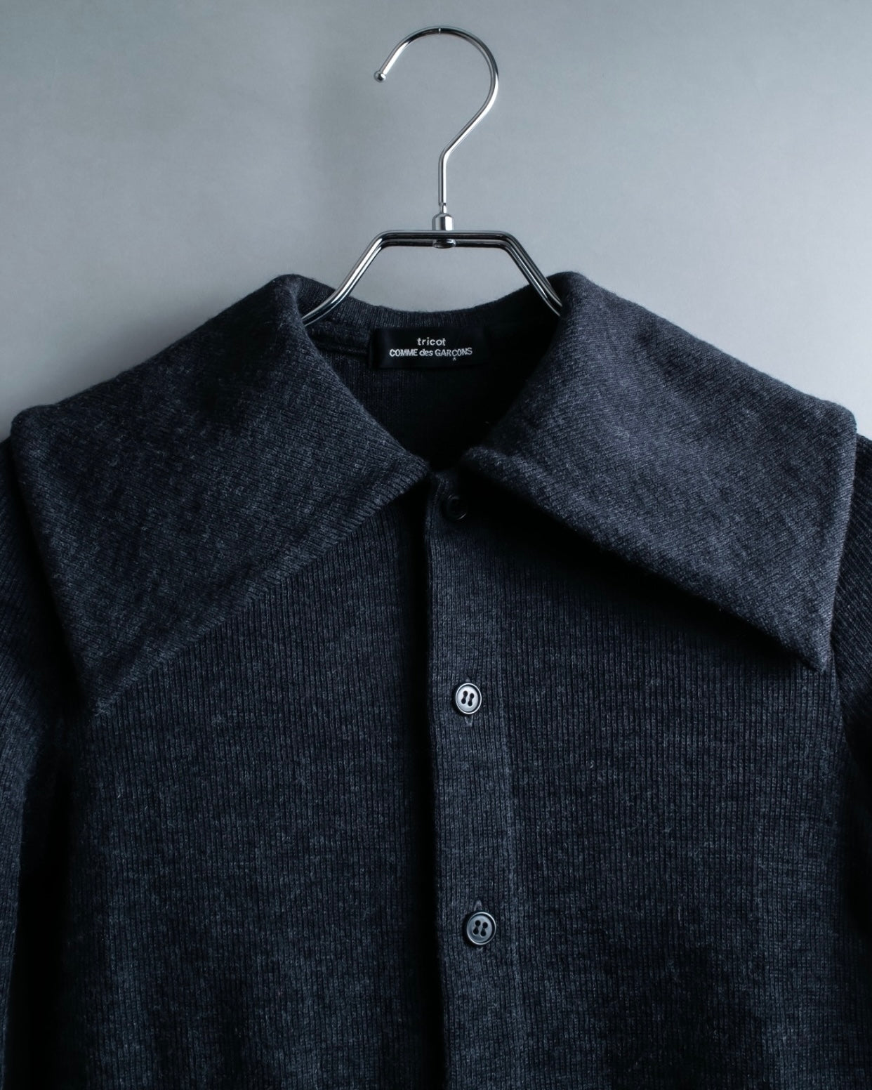 "tricot COMME des GARCONS" Light 100% wool layered knit