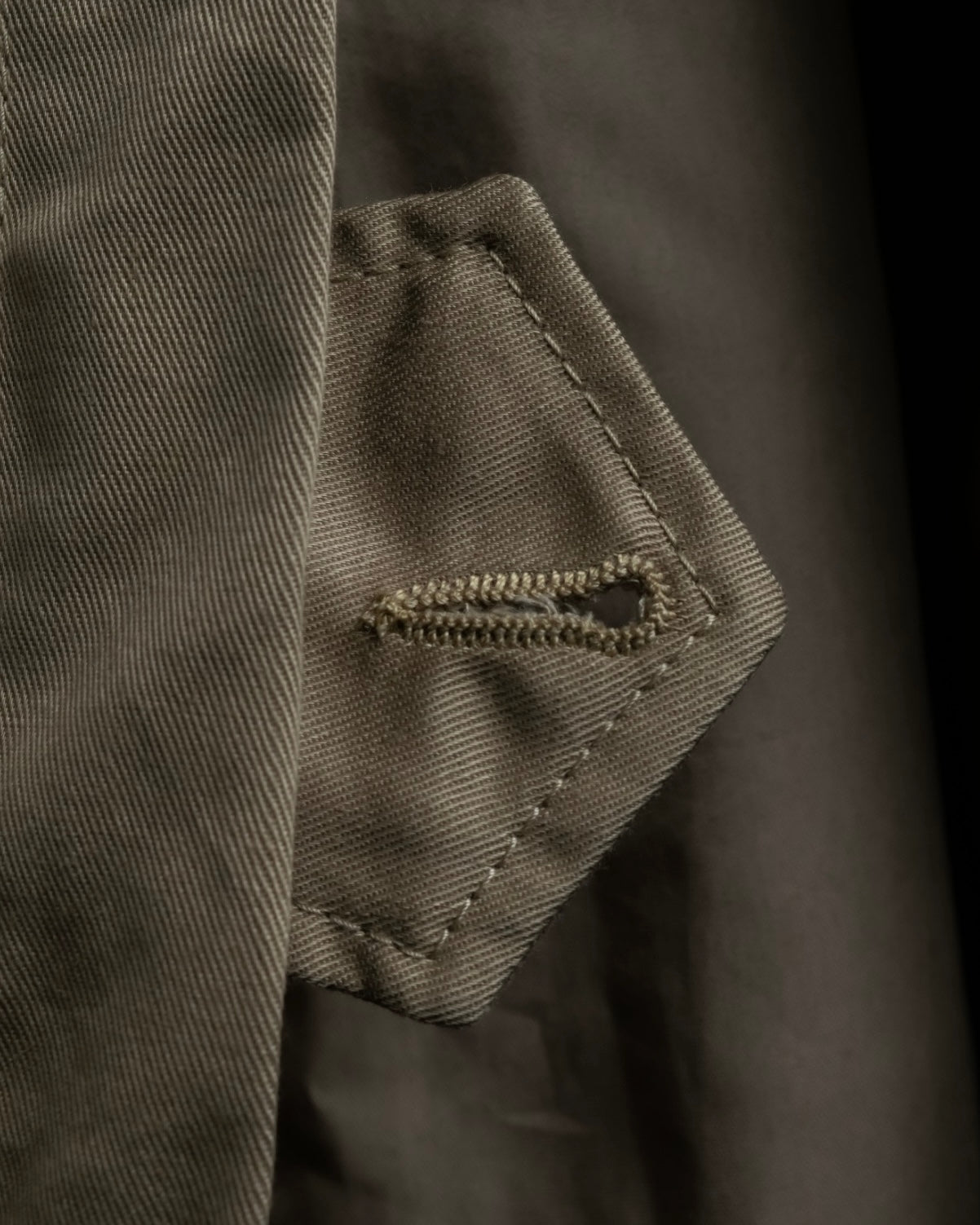 "SEEALL" patchwork designed maxi trench coat