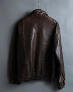 "VALENTINO" Vintage leather blouson