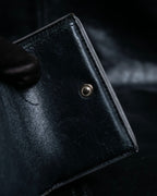 "BALENCIAGA" Glittery grunge style compact wallet