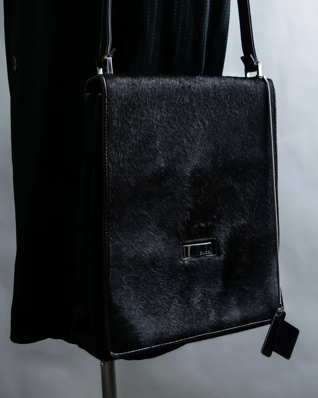 "GUCCI" Harako fur square shoulder bag