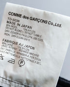 "Tricot Comme des Garçons" wool pleated wrap skirt