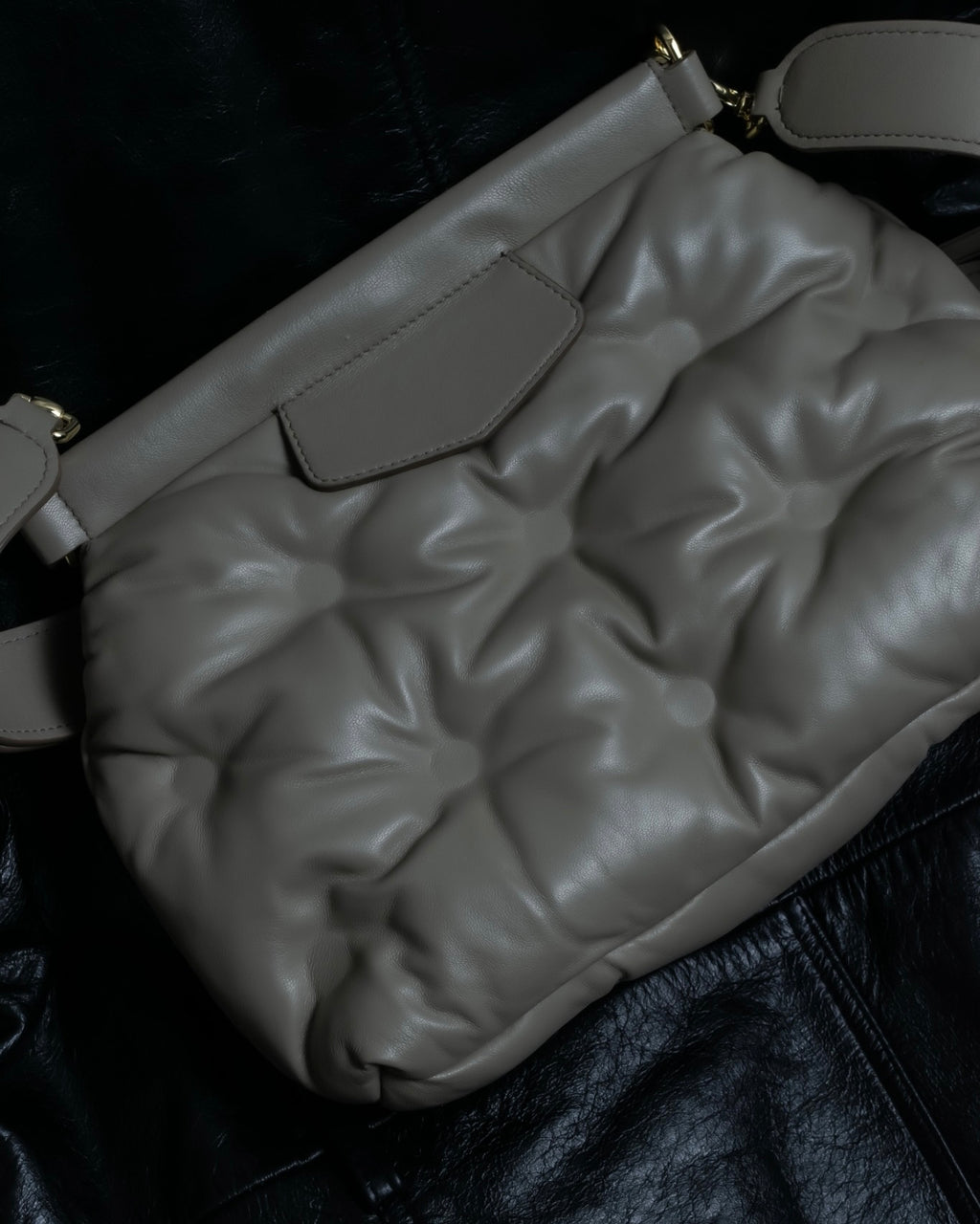 "Maison Margiela" Glam Slam leather shoulder bag