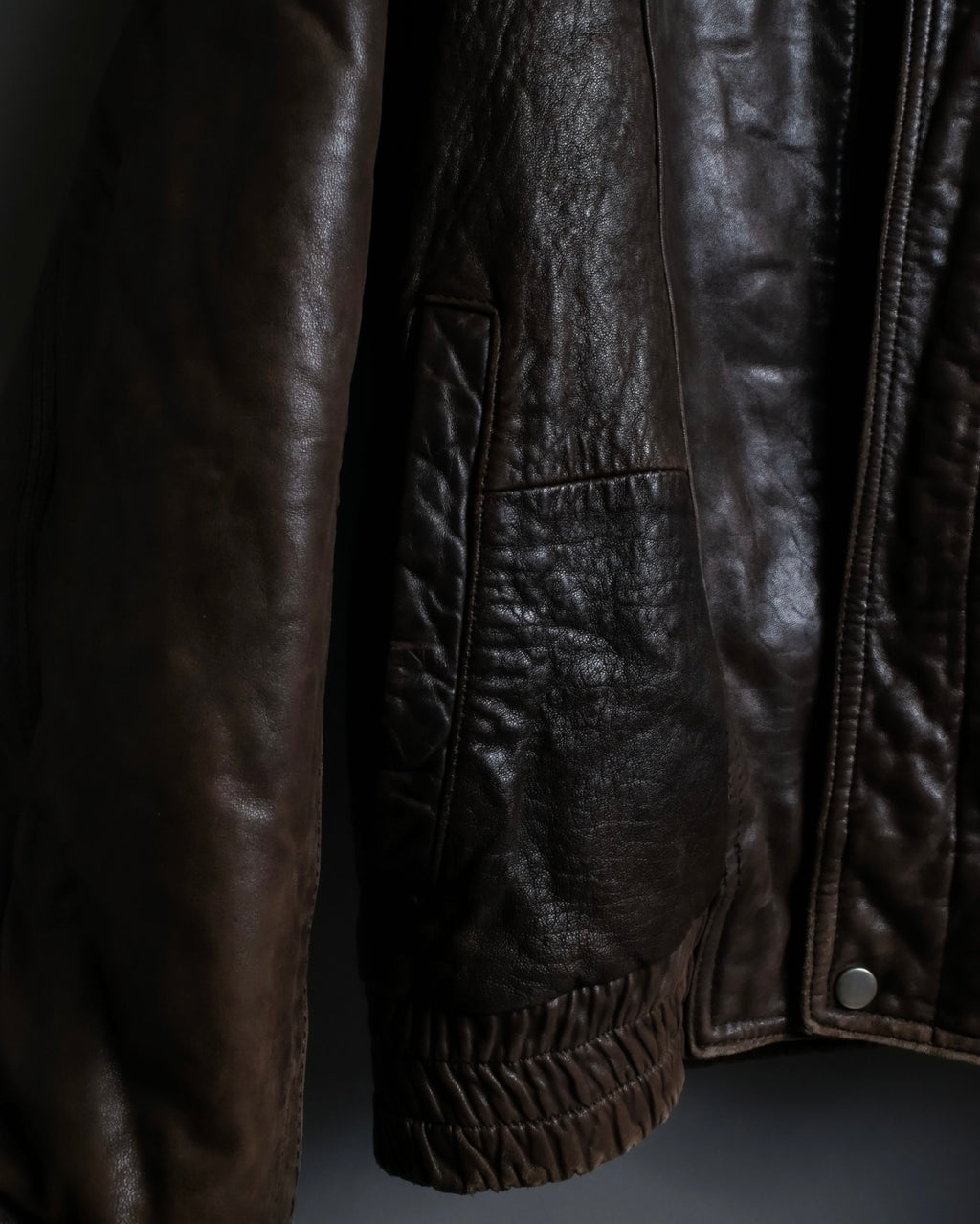 "VALENTINO" Vintage leather blouson
