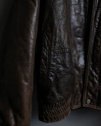 "VALENTINO" Vintage leather blouson