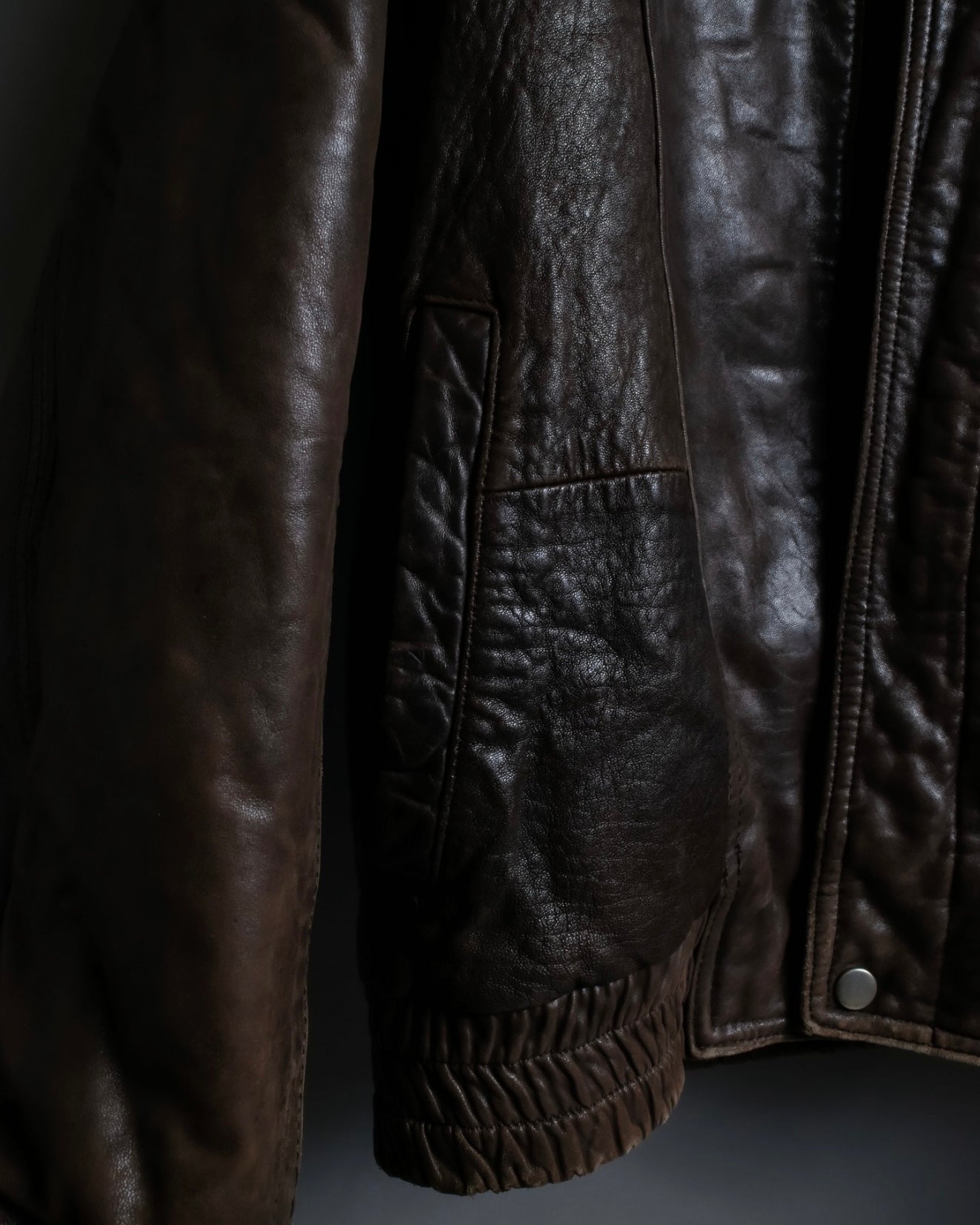 "VALENTINO" Vintage leather blouson