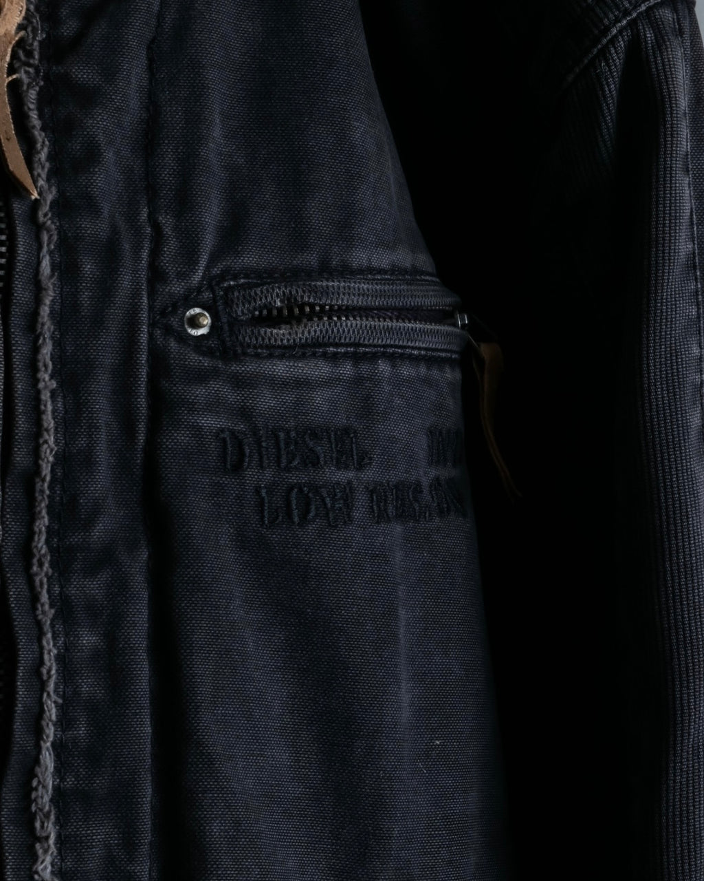 "DIESEL" Double zip gimmick jacket