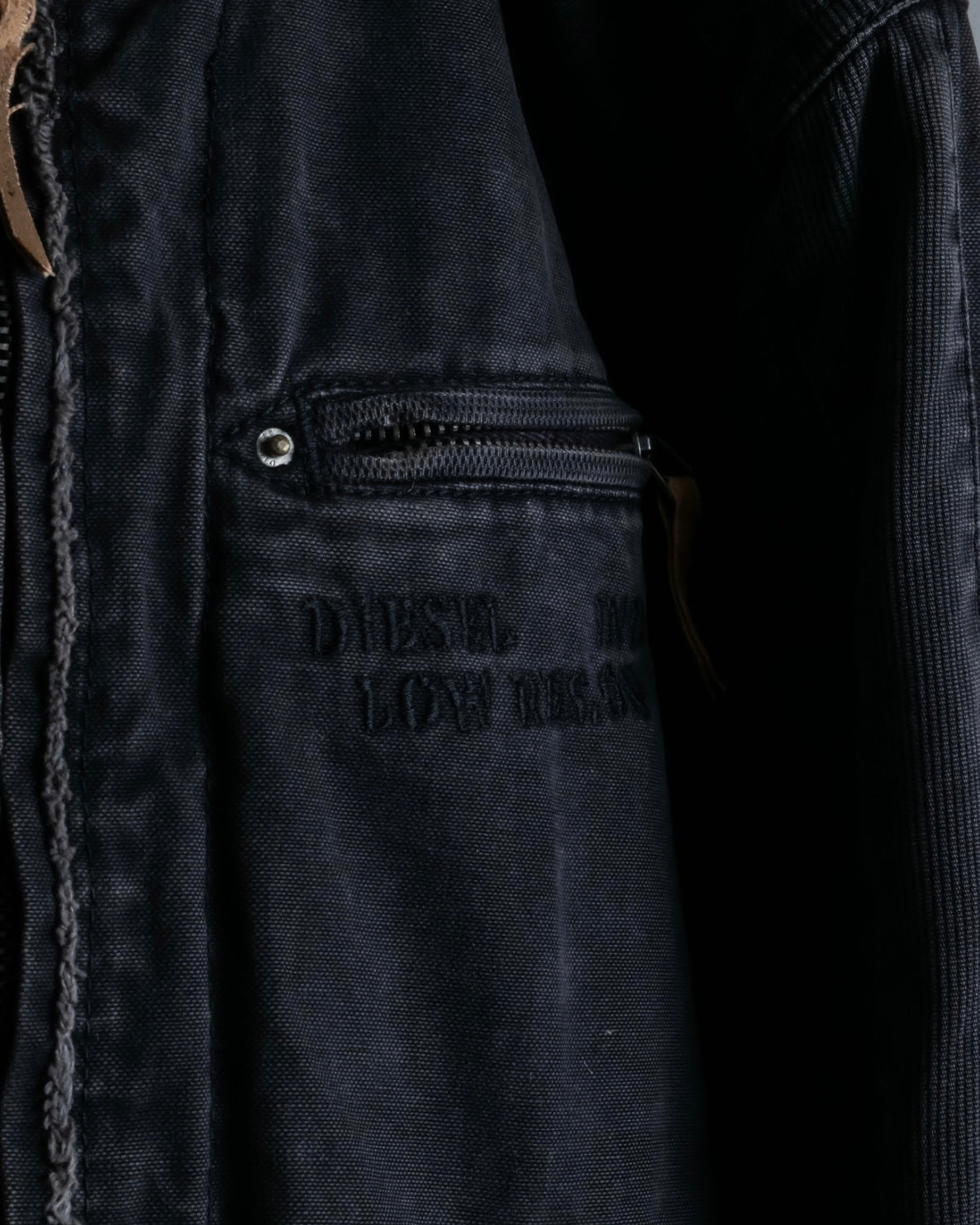 "DIESEL" Double zip gimmick jacket