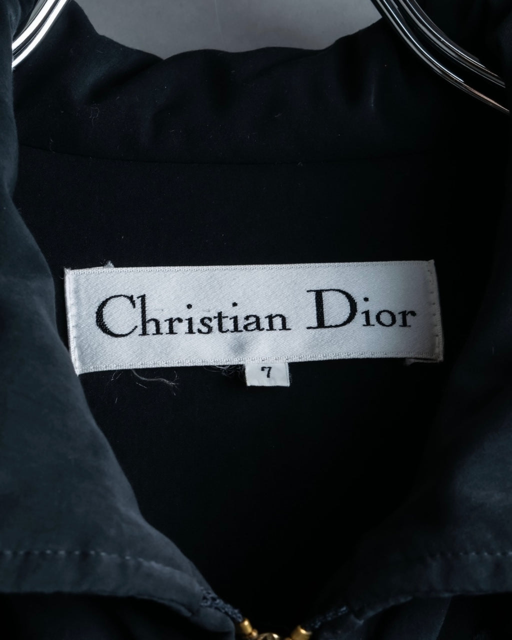 "Christian Dior" point design fluffy jacket
