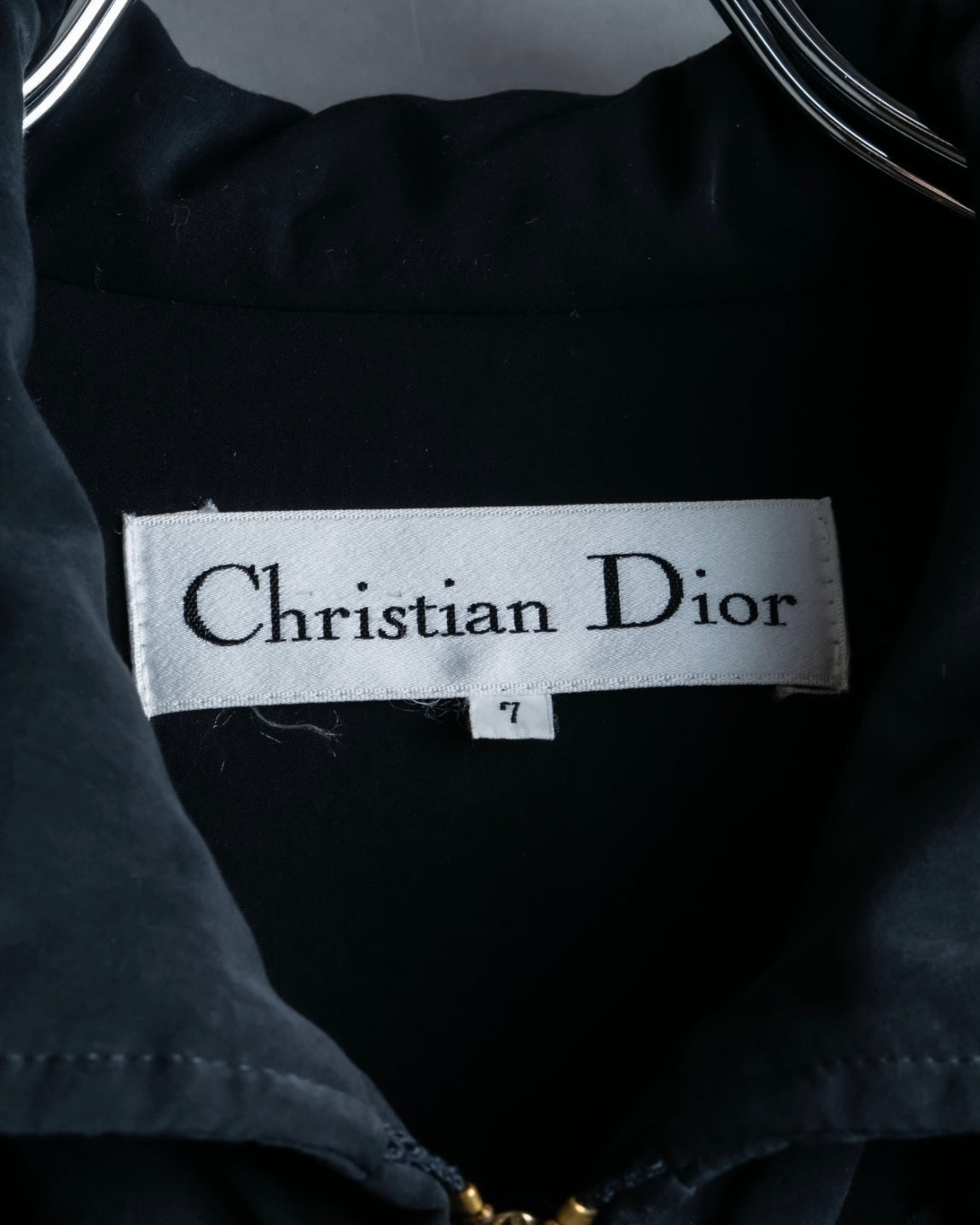 "Christian Dior" point design fluffy jacket