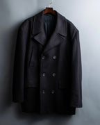 Vintage herringbone drop shoulder p coat